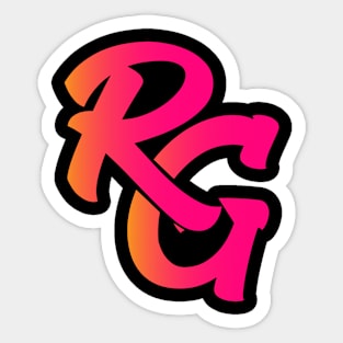 RG gradient creative Sticker
